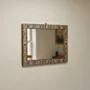 Handcrafted Full-Length Ceramic Mirror – Pine Wood Artistic Finish (160×78 cm)
