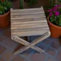 Handcrafted Trap Table – Dark Stained Swedish Pine Wood Side Table - (5–7) Kg