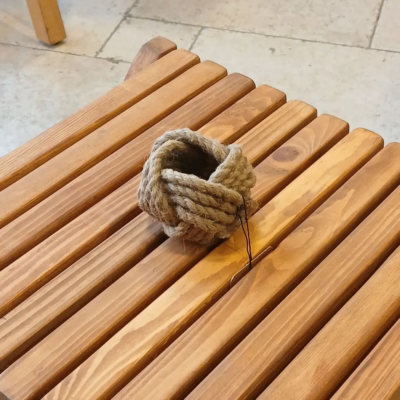 Handcrafted Small Jute Bowl – Natural Fiber Storage Décor (10×6 cm)