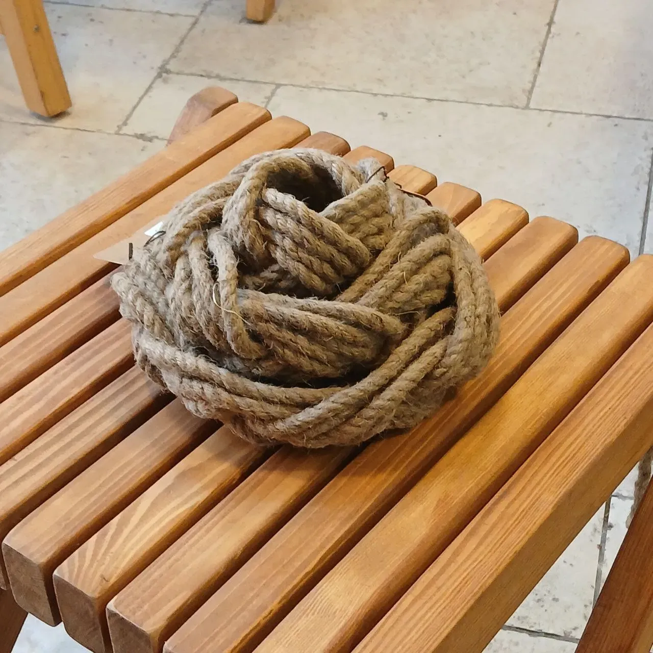 Handcrafted XL Jute Bowl – Natural Fiber Decorative Storage (20×11 cm)