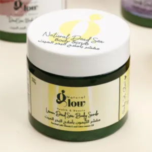 Dead Sea Body Scrub 250g – Vitamin E, Dead Sea Salt, Lemon Scent
