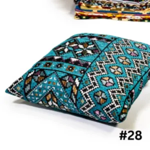 Handcrafted Bedouin Cushion Cover – Square Woven Design (43×43 cm)