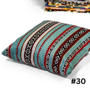 Handcrafted Bedouin Cushion Cover – Square Woven Design (43×43 cm)