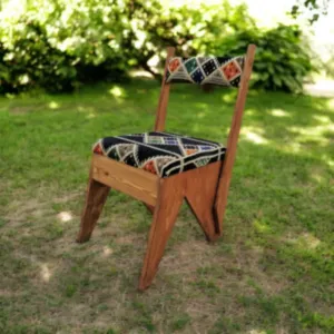 Handcrafted  Swedish Pine Wood Local Dining Chair  – 8 Kg